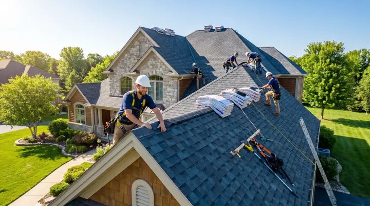 Roofing & Siding website example for a New Jersey contractor