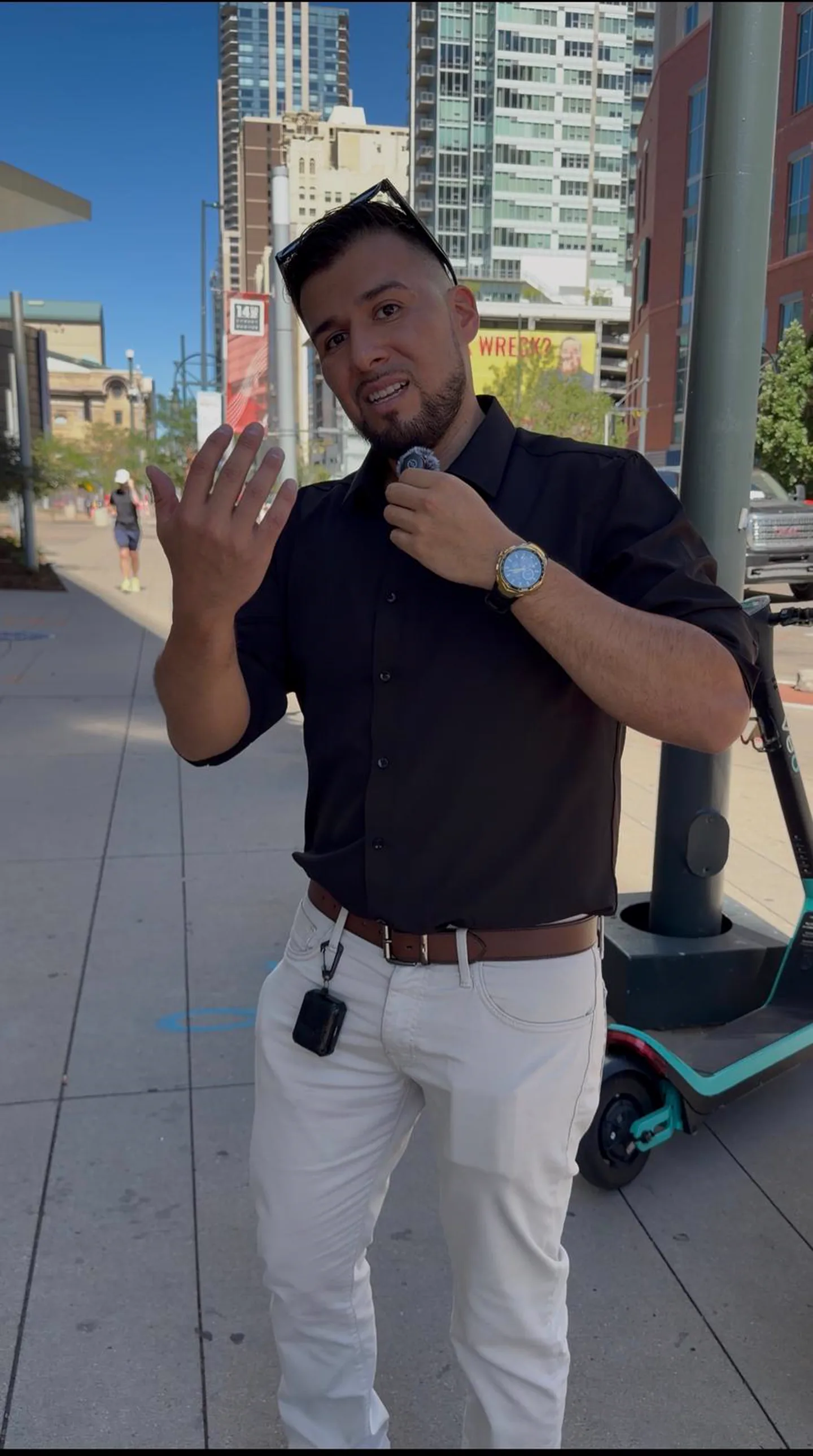 David Cruz in downtown Denver, September 2026